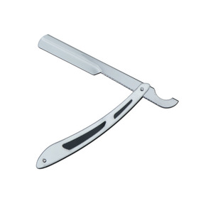 Navaja de Afeitar Profesional para Barbería y Barba UBI de Acero con Alto Contenido de Carbono, de un Solo Filo con Sistema de Cuchillas Reemplazables - Product Image 2