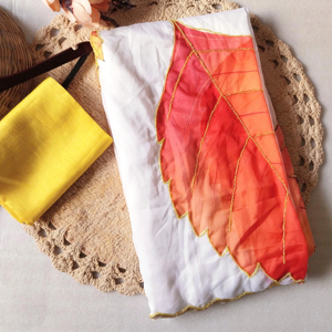 Sari con estampado digital de diseñador indio, el último Sari indio con estilo exclusivo, ropa de fiesta elegante exclusiva, ropa de novia, Sari para mujer - Product Image 1