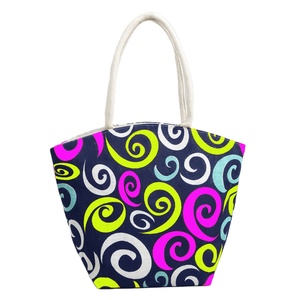 Eco Friendly <b>Bags</b> <b>Tote</b> Fashion Jute <b>Bags</b> with All Over Printing Manufactured in India West Bengal in India - Product Image 3