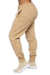 Pantalones Deportivos Beige para Mujer, Pantalones Jogger de Algodón French Terry, Ropa Casual para Correr, Logotipo Personalizado, Fabricante ODM al por Mayor - Product Image 5