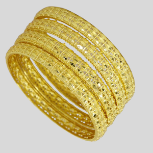 Heritage Inspired Metal <b>Bangles</b> for Boutiques and Bridal Collections Ethnic Metal <b>Bangle</b> Sets for Wholesale and Custom Jewelry - Product Image 2