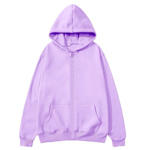 Sweat-shirts à capuche zippés unisexes automne-hiver, nouveaux, à manches longues, en polaire, brodés, respirants, mode décontractée, 100% coton - Product Image 6