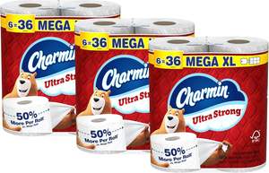 CharminUltra Strong <b>Toilet</b> Paper, 18 Mega XL Rolls = 108 Regular Rolls - Product Image 2