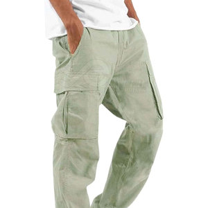 กางเกงสเวตเตอร์คาร์โก้เอวน้ำหนักเบาสีพื้นใส่สบายปรับแต่งโลโก้ได้ตามต้องการ - Product Image 6