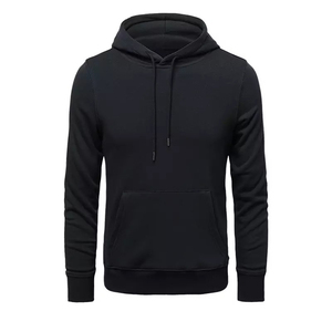 Customized 400GSM <b>Thick</b> <b>Fleece</b> French Plain 100% Cotton Hoodie Sweatshirts High Quality Heat-Transfer Printed Anti-Pilling - Product Image 4