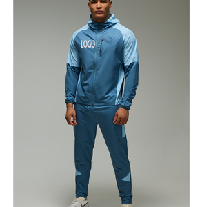 Conjunto Deportivo de Entrenamiento de Fabricante OEM, Pantalones Deportivos de Spandex, Contraste de Color, Popular, Duradero, con Cremallera, Unisex, para Baloncesto - Product Image 4