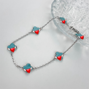 Pulsera Original de Plata de Ley S925 Chapada en Oro de 18K con Trébol de Cuatro Hojas y Seis Flores, Se Puede Solicitar el Catálogo de <span class=keywords><strong>Van</strong></span> <span class=keywords><strong>Cleef</strong></span> al Vendedor - Product Image 4