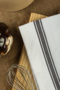 Paños de limpieza de cocina de algodón 100% con patrón de rayas cuadradas tejidas, toallas de cocina para uso doméstico - Product Image 4