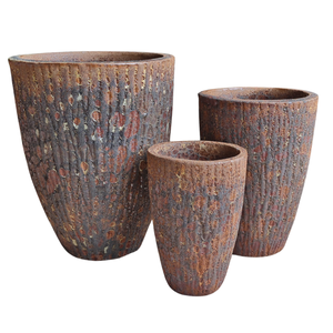 Lớn Gốm Đất Sét Trồng Đun Sôi Men Hiệu Quả Châu Âu Phong Cách Handmade Bền Ngoài Trời Nồi Cho Vườn Biệt Thự Cây Cảnh Quan - Product Image 1