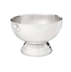 Cuenco de champán redondo de Metal Chapado en plata hecho a mano, cuenco de almacenamiento de cóctel de vino de acero inoxidable para el hogar, bares y hoteles - Product Image 6