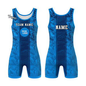 Combinaison de lutte professionnelle Team USA Confort ultime Combinaison de lutte sur mesure Design cool Combinaisons de lutte USA et Europe - Product Image 3