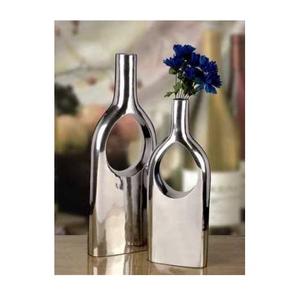Floreros de metal de diseño premium con patrones únicos para estilos de decoración del hogar modernos y tradicionales - Product Image 5