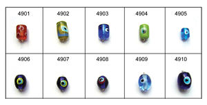 Hermoso producto de tendencia, cuentas de vidrio redondas de punto negro para la fabricación de joyas, cuentas de vidrio redondas de alta calidad para la fabricación de pulseras - Product Image 2