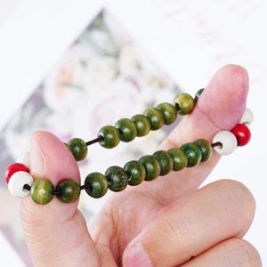 15pcs Wooden Beaded Bracelet Bangle Elastic Stretch Bracelet <b>Set</b> for Men and Women Elastic Prayer <b>Beads</b> for Meditation Buddha - Product Image 5