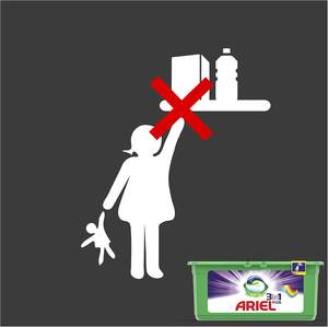 Cápsulas de Detergente Ariel 3en1 Pods Color/Style, 28 Lavados - Product Image 3