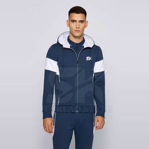 Vêtements pour hommes de marque privée personnalisés vierges en gros Survêtement uni léger pour hommes Survêtement d'extérieur à vendre - Product Image 2