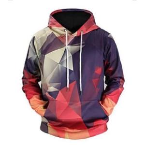 Best Selling 2025 Winter Arrival Men's Thick Fleece Full Face <b>Hoodies</b> with Zip Print Pattern Rhinestone Detail Cheap Sale Rate - Product Image 4