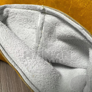 Gants de sécurité incendie industriels avec coutures épaisses et longues manchettes Gants de soudage avec extérieur en cuir fendu - Product Image 3