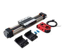 KNK K60 charge 60kg haute précision ± 0.05 étapes de glissière entraînées par courroie Module Robot actionneur Rail de guidage linéaire robuste
