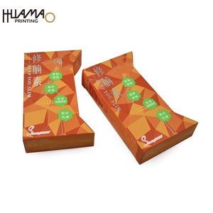 OEM Unique Taper End <b>Foldable</b> Supplement Packaging <b>Box</b> Custom Printed Irregular Shape Slimming Enzyme Powder Paper <b>Box</b> - Product Image 5
