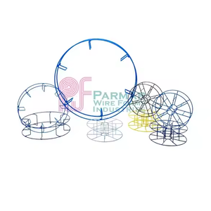 Cesta de carrete de alambre de soldadura de acero dulce galvanizado Bandeja organizadora antioxidante para aplicaciones de cable industrial - Product Image 2