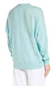 เสื้อฮู้ดดี้และเสื้อสเวตเชิ้ตคอกลมผ้าฝ้ายสำหรับผู้หญิง ทรงพอดีตัว พร้อมโลโก้ปัก - Product Image 5