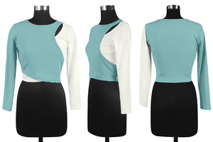 Meilleur haut indien de boutique pour filles et femmes, pour les fêtes, décontracté, dernier modèle exclusif, confortable pour le corps, tissu extensible - Product Image 5