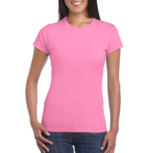 T-shirt en coton de haute qualité pour femmes, imprimé sur mesure, motif uni élégant, avec épaulettes, respirant, style décontracté, vente en gros Chine - Product Image 6