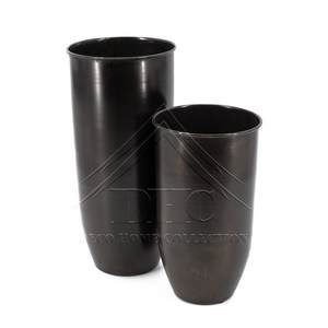 Florero de Metal de aluminio negro personalizado de moda moderno Florero de mesa nuevo elegante a un precio - Product Image 4