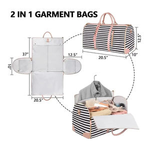 Original Large Weekend <b>Carry</b>-<b>on</b> Luggage Duffel <b>Bags</b> for Women Genuine Leather Travel <b>Bags</b> - Product Image 3