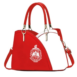 Delta Sigma Theta Sorority Women's Waterproof <b>Crossbody</b> <b>Messenger</b> <b>Bag</b> Fashionable Vintage Style with Embroidery Decoration - Product Image 1