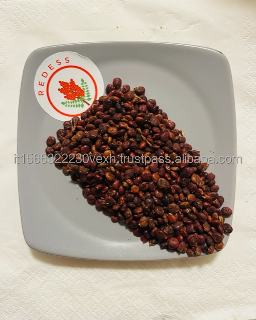 Italian Bio Vegan Spicy & Bitter Sumac Berries Red Sumac Grain From Sicily Bag Food & Beverage for Adults