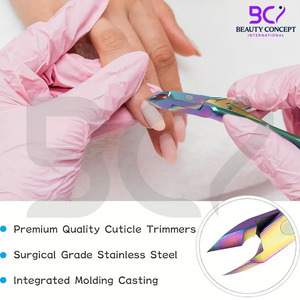 Pince à cuticules de précision à ouverture large, lame courbée pour ongles, coupe-ongles en acier inoxydable avec coupe précise - Product Image 2