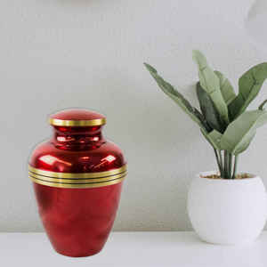 Metal Cremation <b>Urn</b> for Adult Human Ashes <b>Large</b> Handcrafted Funeral Memorial Decorative Burial <b>Urn</b> - Product Image 6