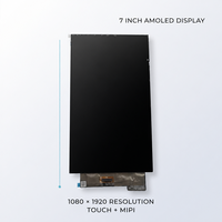 Module d'affichage AMOLED Premium FT3519 TP IC Grade pour tablette portable intelligente 7,0 pouces 1080x1920 FHD 144Hz MIPI LTPS