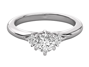 Anillo de Compromiso con Diamante Cultivado en Laboratorio, Oro Rosa, Chapado en Oro de 14K, Estilo Clásico, Certificado IGI, Corte Brillante, Regalo de Aniversario para Mujer - Product Image 5