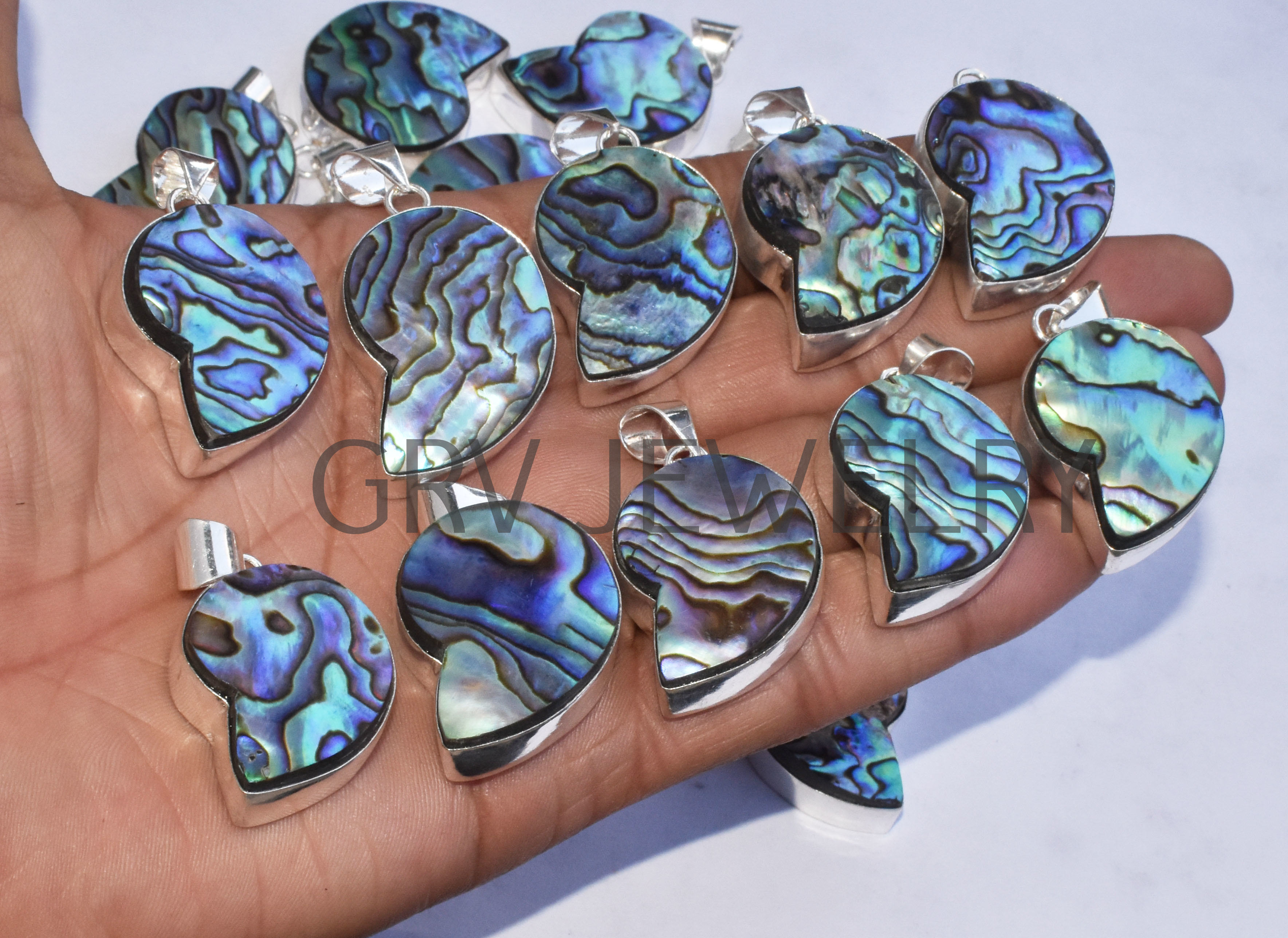 สีฟ้าและสีเขียว