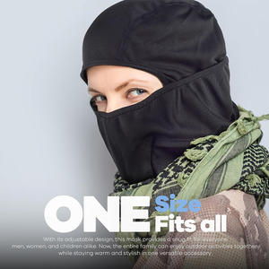 หน้ากากไหมพรมปรับแต่งได้, กันลม, น้ำหนักเบา, เหมาะสำหรับการเล่นสกี, ขี่จักรยานและเดินป่า, ส่วนลดการสั่งซื้อจำนวนมาก - Product Image 5