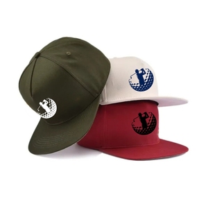 Vietnam Manufacturer OEM Custom Waterproof Golf <b>Hat</b> <b>Flat</b> Visor 5 Panel <b>Hat</b> Custom Print Logo Sports Cap Adjustable Back Buckle - Product Image 3