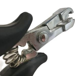 Pinza de Tipo Plano con Ranura de 6 mm y Mango Negro para Hacer Extensiones de Cabello Pre-Adheridas con Punta Plana, Herramientas para el Cabello - Product Image 2