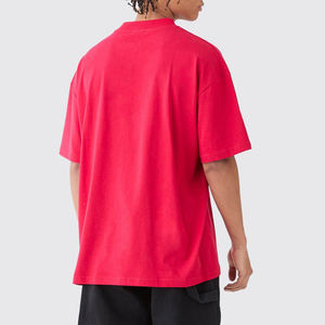 T-shirt délavé à l'acide pour hommes 100% coton T-shirts graphiques surdimensionnés T-shirt vintage avec logo imprimé pour hommes Service OEM - Product Image 2