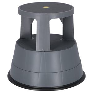 Sgabello rotondo WELL HOME up grigio scuro - Product Image 4