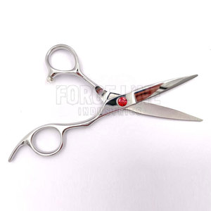Ciseaux de coiffure professionnels FORGELINE INDUSTRIES FI-304 avec lames Super Badger pour salon, barbier, coiffage et coupe - Product Image 2