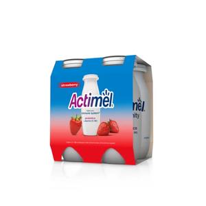 Boisson au yaourt aux myrtilles, cultures vivantes, riche en vitamine D et B6, Actimel, soutient la santé intestinale et l'immunité - Product Image 2