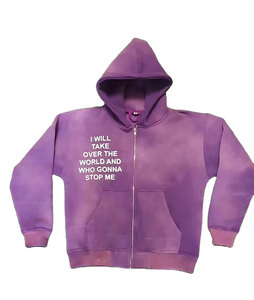 Fabricant de sweat à capuche d'hiver personnalisé pour hommes recadrée 3D en mousse avec logo pullover bord coupé en polaire 100% coton sans cordes avec impression thermique - Product Image 4