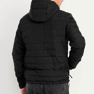 <b>Mens</b> Lightweight Puffer Jacket High Quality Streetwear Winter <b>Coat</b> black puffer jacket - Product Image 6