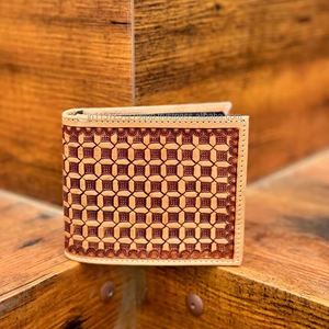 Nouveau concepteur Western motif repoussé à la main en cuir hommes portefeuilles longue fermeture éclair vente chaude mode élégant porte-monnaie cadeau pour lui - Product Image 3