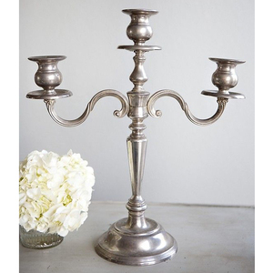 Candelabro de centro de mesa con acabado plateado de 5 brazos de alta calidad, candelabro de pilar de Metal de nuevo diseño, decoración del hogar - Product Image 6