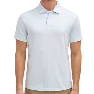 Manches courtes pour hommes de haute qualité pour polos nouveauté coton respirant Styles décontractés avec motif solide brodé - Product Image 2