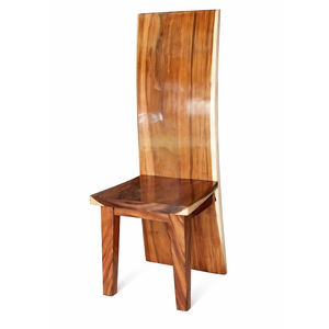 High Quality Modern Solid Suar <b>Wood</b> Block <b>Dining</b> <b>Chair</b> with Tall Back Design | Eco-Friendly Heavy Duty for Home & Commercial Use - Product Image 1